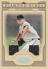 2008 Donruss Threads Diamond Kings Materials #18 Tim Alderson/250
