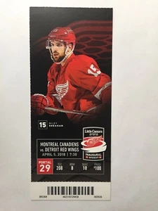Talón de boleto Detroit Red Wings vs Montreal Canadiens, 5 de abril de 2018 - Imagen 1 de 1