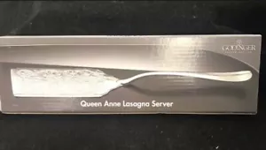 GODINGER Silver Art, Queen Anne Lasaña Server - Niquelado, NUEVO en Caja - Imagen 1 de 2