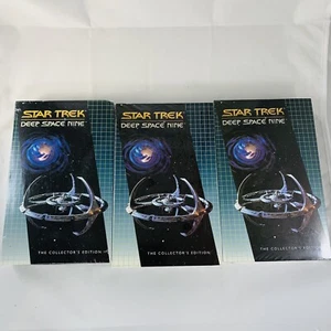 Star Trek Deep Space Nine Episode Mixed Lot of 3 VHS NEW SEALED Collector’s Edit - Picture 1 of 14