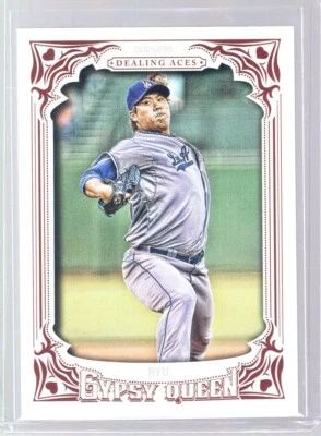 2014 Topps Gypsy Queen Dealing Aces Hyun-Jin Ryu #DA-HR Los Angeles Dodgers - Image 1 of 2