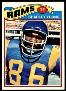 1977 TOPPS Football Trading Card #275  😎  CHARLEY YOUNG, Los Angeles Rams 
