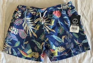 Southern Lure Boy's Youth Size 7 Printed Swim Trunks Parrots Lilac New With Tag - Picture 1 of 4
