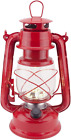 Vintage Led Hurricane Lantern, Warm White Battery Operated Lantern, Antique Meta