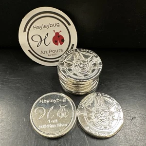 Hayleybug Mint Think Like a Captain Act Like a Pirate 1 Oz .999 Silbermedaille - Bild 1 von 6