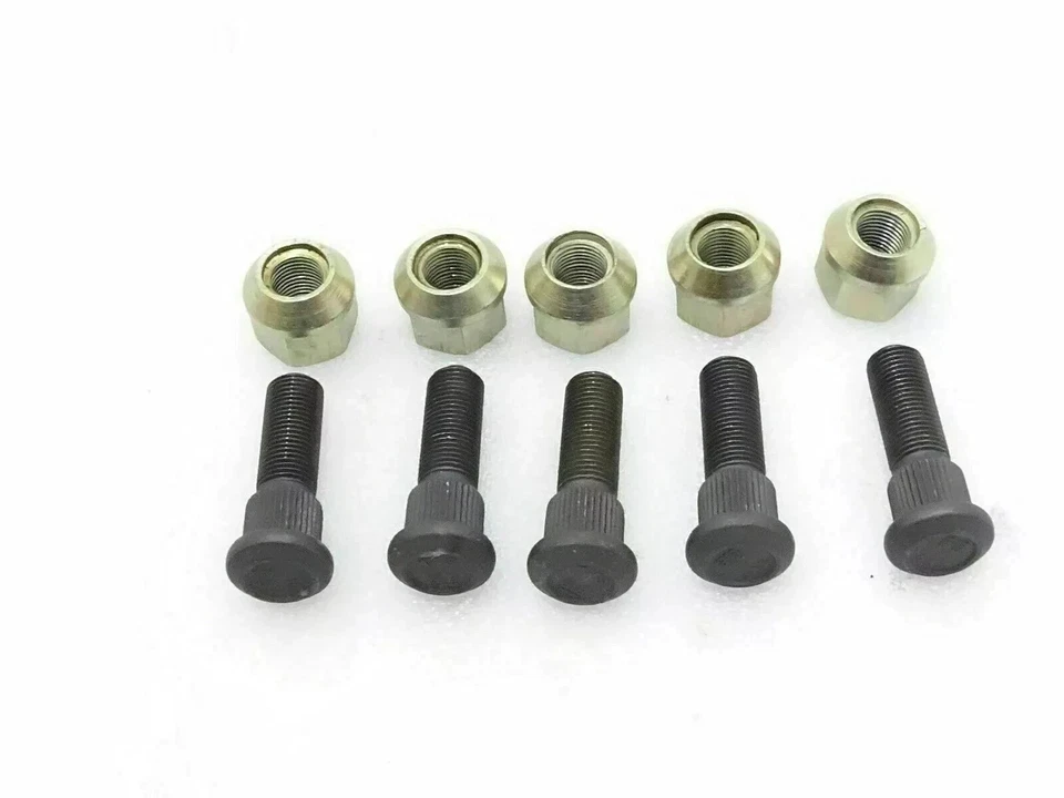 FIT FOR WILLYS GPW JEEP BRAKE DRUM TO HUB NUT BOLT KIT OF 5 Foto 1 de 3