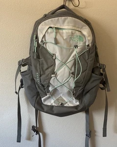 The North Face Borealis Flexvent Backpack Gray/Teal, School Laptop Hiking Bag - Picture 1 of 9