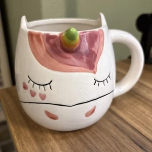 Home Essentials Unicorn Mug Dishwasher Safe 4” High - Picture 1 of 5