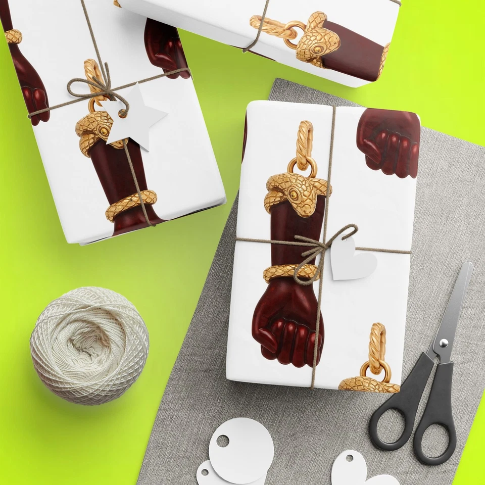  Red Figa Hand Good Luck Matte & Glossy Paper-Wrapping Papers - - Image 1 of 1