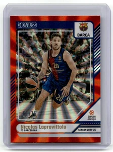 2024-25 Donruss EuroLeague #115 Nicolas Laprovittola Orange Laser #/75 - Picture 1 of 2