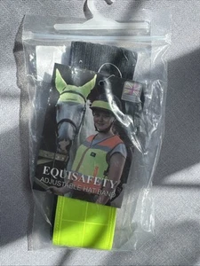 Equisafety Hi Viz Yellow Hat Band NEW - Picture 1 of 2