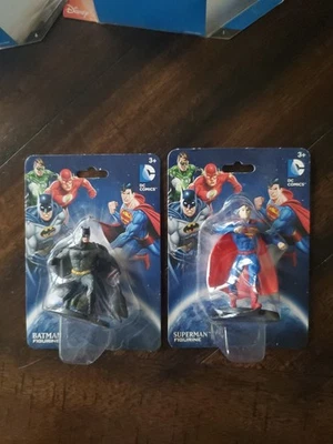 Figuras de Superman y Batman 2 figuras en miniatura nuevo en paquete DC cómic superhéroe Clark Foto 1 de 4