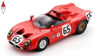 1/43 SPARK ALFA ROMEO 33 SPIDER TEAM AUTODELTA N 65 12h SEBRING 1967 - Immagine 1 di 3