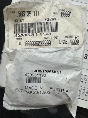 Ski-Doo OEM Chaincase gasket for 2005-2007 mach Z/MX-Z 420631190 - Image 1 of 2