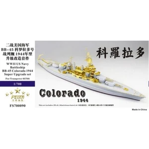 FIVE STAR MODEL WWII USN BB-45 Colorado 1944 Upgrade set for Trumpeter 05768 - Picture 1 of 13