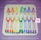 Watercolour rainbow gnomes mug and coaster set, watercolour rainbow gonks
