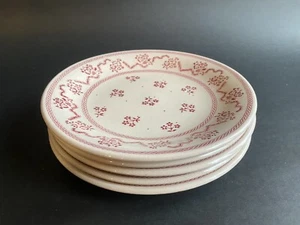 Johnson Bros England Laura Ashley PETITE FLEUR  pink Bread Plates Set Of 5 - Picture 1 of 4