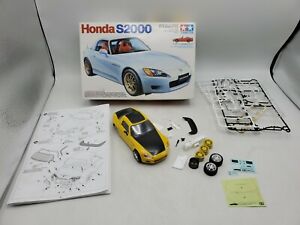 *Mostly Built* Tamiya Honda S2000 Sports Car Model Kit # 24245 - Yellow/Black