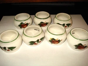 Apfel/Kirschglas Abendessen Servietten Halter 7er Set - Bild 1 von 4