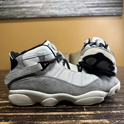 Nike Air Jordan 6 Anillos Zapatos Blanco Gris Claro Humo FJ4650-077 Para hombres Talla 10.5 Foto 1 de 4