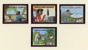 Papua New Guinea Scott #902-905 MNH Radio in PNG Centenary $$ 424119 - Picture 1 of 1