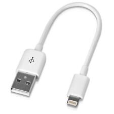 For iPHONE iPAD iPOD - WHITE SHORT USB CABLE FAST CHARGER POWER WIRE SYNC CORD