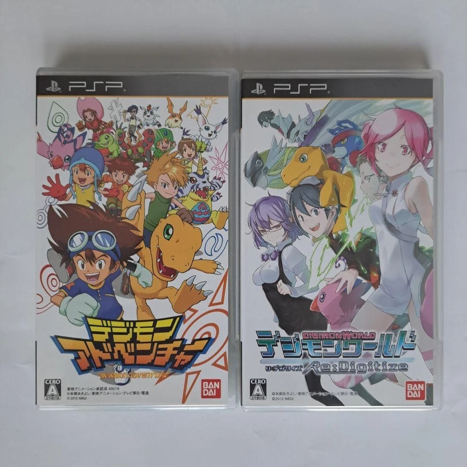 PSP Digimon Adventure World & Re Digitize set Japan - Image 1 of 1