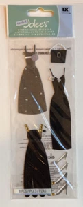 RARE Jolee's Boutique, Little Black Dress Dimensional Scrapbook Stickers, 8 PCS - Picture 1 of 1