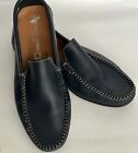 Size 11 (eu45) Manuel Verdu Navy Leather Moccasins - PRISTINE!!