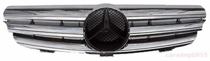 Front Grille for W209 03-09 Mercedes-Benz CL Style All Chrome CLK350 CLK550 - Foto 1 di 1