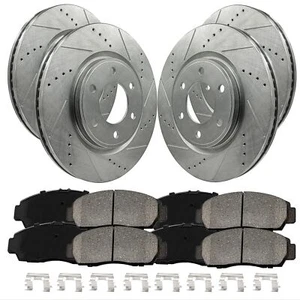 Kit completo de frenos rotores + pastillas de cerámica para GMC Envoy SLT SLE 2006-2009 - Imagen 1 de 9