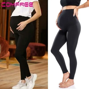 Women High Waist Maternity Leggings Pregnant Pants Pregnancy Panties Underwear. - Picture 1 of 18