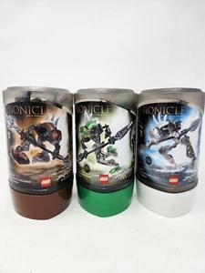 LEGO Bionicle Rahkshi Set Lot 8587 Ranrahk 8588 Kurahk 8589 Lerahk W/ Canisters - Picture 1 of 23
