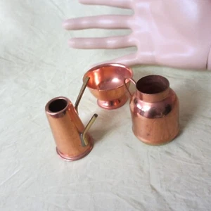 1,5" kleines KUPFER Teeservice PUPPE MINIATUREN kleiner japanischer Wasserkocher Krug Kanne - Bild 1 von 6