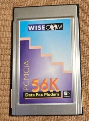 Wisecom 56K PCMCIA Data Fax Modem PC Card - Image 1 of 2