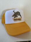 Chapeau vintage Weiand collecteurs chapeau camionneur NASCAR réglable casquette jaune