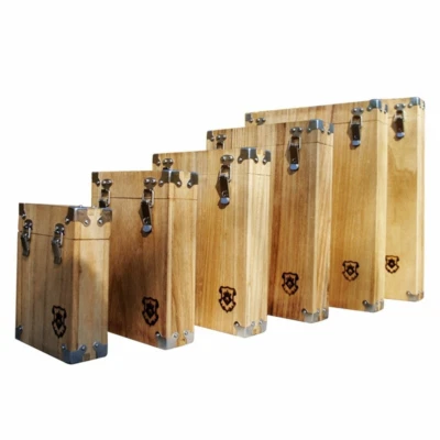 Tanque de viaje de fotografía de madera de 11 * 14 pulgadas 14 * 17 pulgadas para proceso de colodión de placa húmeda Foto 1 de 4