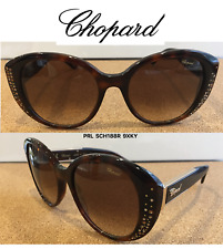 Chopard Sch 188R 9Xky Women's Sunglasses Tortoise/Gold Crystal Detail Brand New