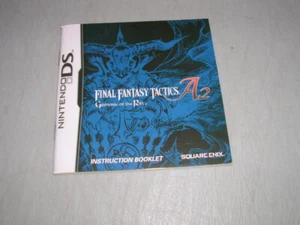 Final Fantasy Tactics A2 (Nintendo DS NDS) Original Bedienungsanleitung - Bild 1 von 2