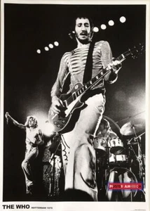The Who Rotterdam 1975 Pete Townshend Guitar Solo Reproduction Poster 23.5 x 33 - Picture 1 of 1