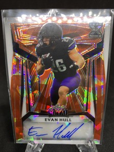 Evan Hull Leaf Metal Rookie Auto 2/2 Orange XRC