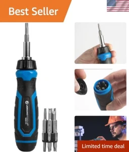 Ergonomic 15-in-1 Ratcheting Screwdriver with Bit Storage for Maximum Efficiency - Picture 1 of 9