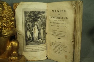 antique old French book 1802 Nanine de Manchester - Picture 1 of 10