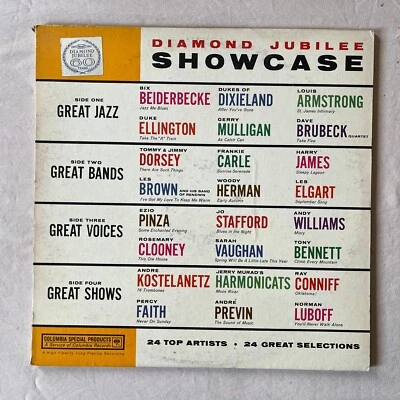 VARIOUS Diamond Jubilee Showcase 1963 Vinyl 2xLP Columbia - VG - Image 1 of 4