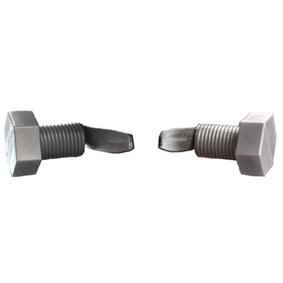 ZAC'S ALTER EGO Halloween Costume Frankenstein Monster Neck Bolts, Gray, Plastic, Decorative