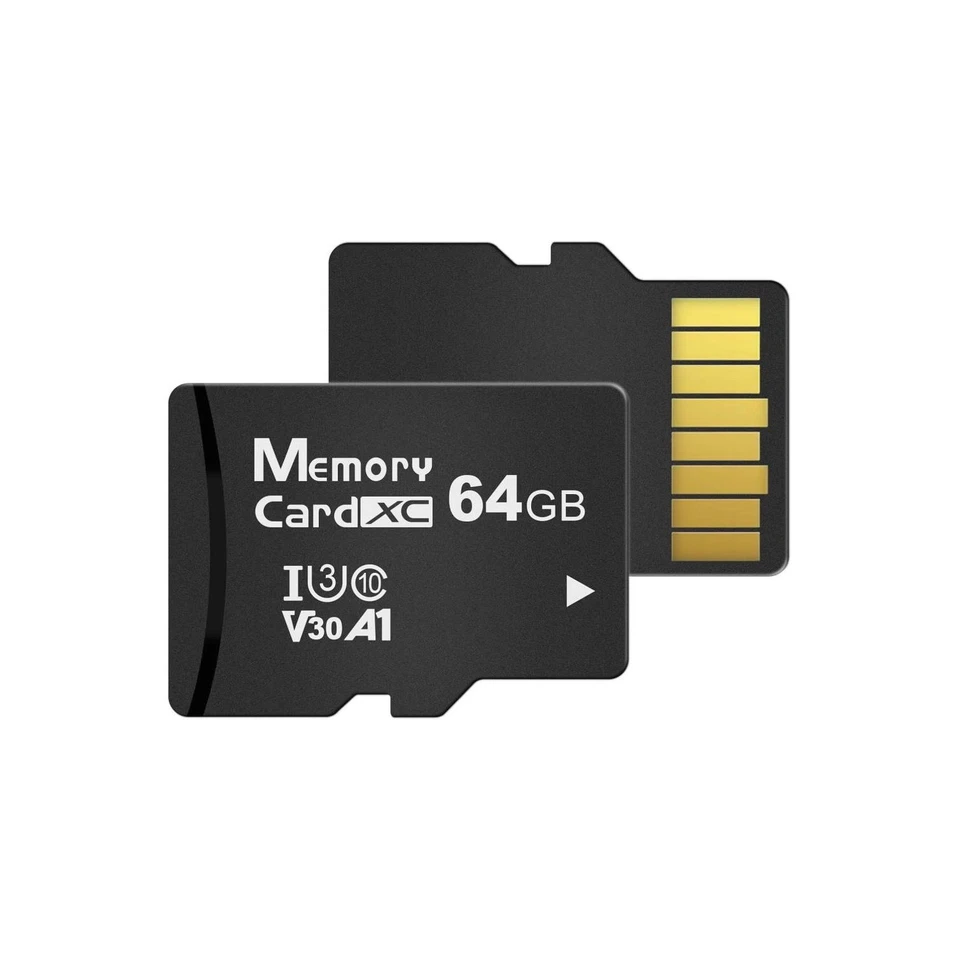 Micro SD Memory Card U3 High-speed Version 16GB 64GB TF Class 10 Adapter - Image 1 of 4