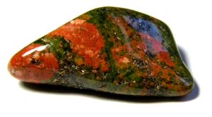UNAKITE TROMMELSTEIN 3,0 x 1,8 cm 8,16 gms #6 - Schwangerschaft - Bild 1 von 4