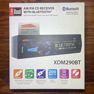 Autoradio Doppio Elettronica Singolo DIN CD Ricevitore Multimediale Digitale XDM290BT - Foto 1 di 3