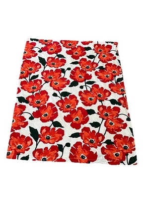 Kate Spade New York Painted Poppies Cotton Tablecloth 60x80 - Image 1 of 4
