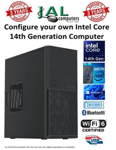 PC Intel Core 14ta generación i5 i7 i9 DDR5 configura tu propio Win 11 Pro WiFi 6e/BT 5 - Imagen 1 de 7